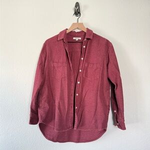 Madewell Flannel Button Down XS